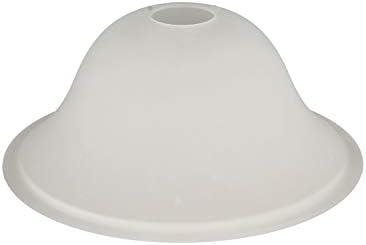 Giluta Small Floor Lamp Glass Shade Replacement Globe -Fitting Opening 1.625" Modern Frosted Style Light Fixture Shade, Height: 4.13 inches, Width: 9.45 inches. Lipless