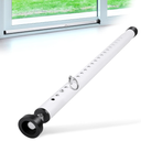 Sliding Door Security Bar, 17-50 inch Adjustable, Window Security Bar with Rubber Tips, Sliding Door Lock Bars, for Window Safety Bars Home Apartment Safety, Home Apartment Patio Heavy Duty Interior