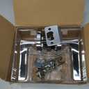 Kwikset Tripoli Lever Interior Passage Door Handle, Lever For Closet and Hallway Doors, Reversible Non-Locking Handle Lever, Polished Chrome