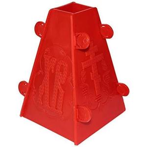 Red Russian Pascha Easter Xb Plastic Cheese Mold 6,3 inch Tall 1 KG