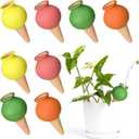 8Pcs Terracotta Self Watering Devices Premium Self Ceramic,Automatic Watering Water Seepage Device for Vacation Care,Garden/Office/Outdoor/Indoor Plant Decoration