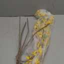 Sggvecsy Fake Forsythia Stems Artificial Orchids Flowers 4 Pcs Fake Forsythia Branches Fake Faux Long Stem Flowers Yellow Silk Forsythia Branches for Home Wedding Indoor Outdoor Decoration