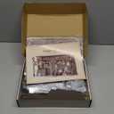 Kisoy DIY Miniature House Kit, Tiny House Building Kit with Furniture and LED Light for Adults and Teens, DIY Mini House Craft Kit, Decorations/Gifts for Family and Friends (Vintage Coffee Shop)