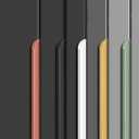4 Pack Finger Pulls for Cabinets Finger Handles Drawer Edge Tab Pull, Modern Dresser Long Concealed Handles Kitchen Cabinet Hardware (19.69"(500mm),Black)