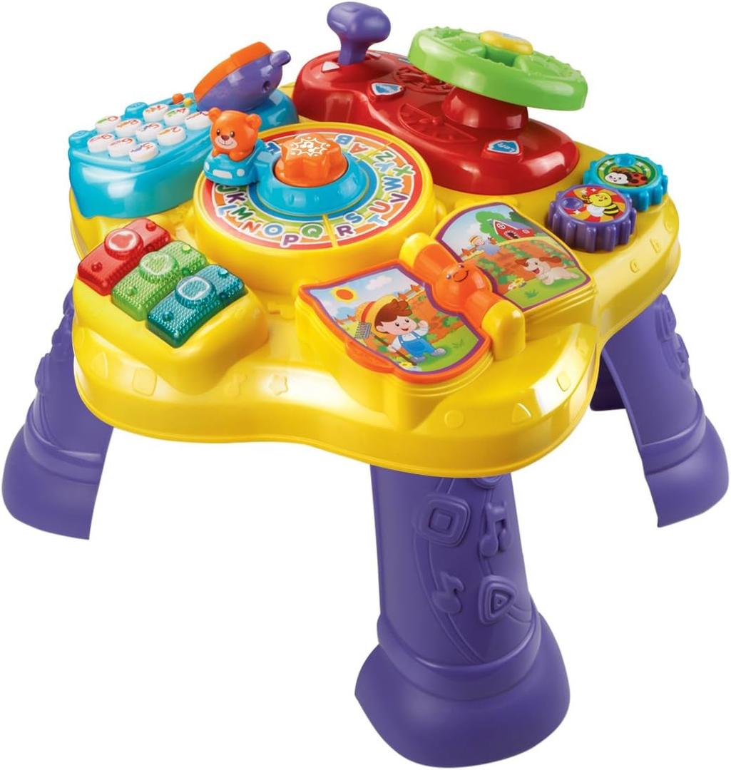 VTech Magic Star Learning Table (Frustration Free Packaging), Yellow, 19.8" X 16.8" X 14.9"