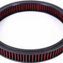 14"x2"Air Cleaner Air Filter Element Round Replacement Washable Reusable Compatible with Chevrolet Buick Ford GMC Mopar Oldsmobile Pontiac Cotton Fiber High Flow (Red)