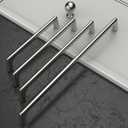 Amerdeco 10 Pack Brushed Satin Nickel Cabinet Pulls 7.5 Inch(192MM) Hole Centers Kitchen Cabinet Handles Hardware Kitchen Handles for Cabinets Cupboard Handles Drawer Pulls ZH0041