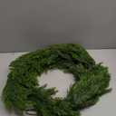 Real Touch Christmas Cedar Garland - Artificial Christmas Garlands Faux Pine Garland for Fireplace,Table, Stairs, Mantle, Window,Indoor Outdoor,Home,Holiday Decor(1 PCS,6 FT)