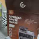 AMZCHEF Espresso Machine With Grinder, 190-201 Temp Control Coffee machine with 44 Grind Setting, Milk Frother, Touch Screen, Cold Brew, Sliver
