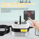 2500w Steam Cleaner,6 Adjustable Levels,1.2L Large Capacity,15s Fast Heating Hand Held Steam Cleaner with 5 Brush Heads&Gloves,Portable Steamer for Home Tile Floor Couch Cleaning