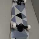 WhiteFang Skateboards for Beginners, Complete Skateboard 31 x 7.88, 7 Layer Canadian Maple Double Kick Concave Standard and Tricks Skateboards for Kids and Beginners, Diamond