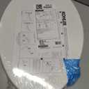 KOHLER 20110-0 Brevia, Slow Close Toilet Seat, Elongated Toilet Seat, Grip-Tight Bumpers Quick-Attach Hardware, White