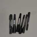 Blulu 6 Pcs Permanent Markers Variety Pack 2026 Graduation Party Favors Double-ended Permanent Marker Pen Ultra Fine Tip, Fine, Chisel Tip Quick Drying for Write Coloring Office School Supplies(Black)