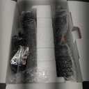 Karaoke Machine, Portable Bluetooth Speaker with 2 Wireless Microphones for Adults & Kids with Lights, Karaoke Microphone with PA System Supports USB/TF/REC/FM/AUX for Home Party Home System Packages (Black)