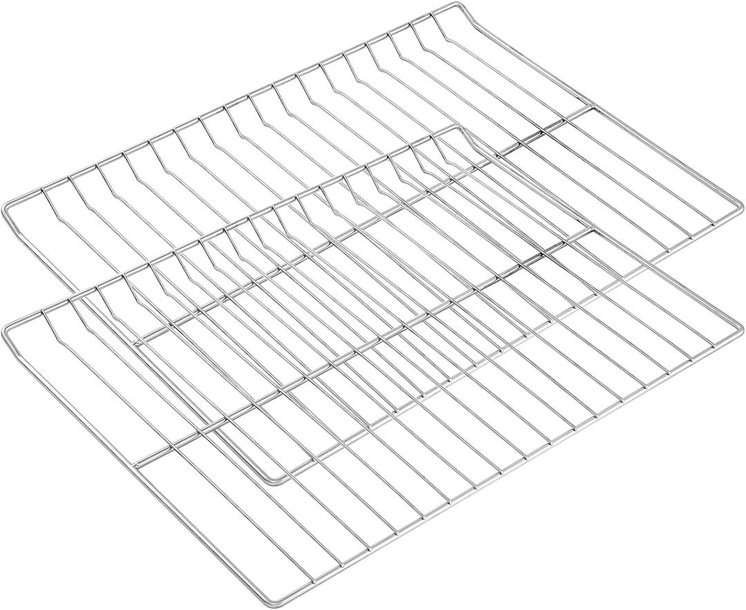 WB48T10095 Oven Rack Replacement Parts for GE Hotpoint Roster Oven Rack Profile Spectra XL44 Gas Range Oven Rack Stove Rack 304 Stainless Steel Electric Oven Rack Convection Oven Rack Wire Rack 2 Pack