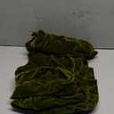 Velvet Pillow Shams Set of 2 Retro Ruffle Flounces Trim Soft Decorative Luxurious Solid Olive Green Farmhouse Vintage Pillow Cases for Bedroom Decor 20x36 inches Olive Green