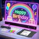 16'' Rechargeable LED Drawing Board for Kids, Light Up Drawing Tablet for Girls Boys, Cordless Drawing Pad Arts Crafts for Kids Ages 8-12, Easter Birthday Gifts for 5 6 7 8 Year Old Girls (Black)