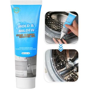 Mold Remover Gel, Household Washing Machine Cleaner for Washing Machine Seal, Bathroom Grout, Caulk, Mold Cleaner Best for Home Sink, Kitchen, Showers
