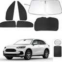 6PCS YYCKE Window Shades for HR-V 2023-2025 for Honda Accessories Side Full Windows Windshield Sun Shade Sun UV Rays & Privacy Protection for Camping,Napping,and Relaxing