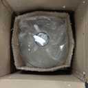 Kichler Everly 19.75" Kitchen Bell Pendant in Olde Bronze, 1-Light Clear Glass Pendant Light, (19.75" H x 13.75" W), 42046OZ