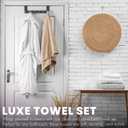 KAHAF Collection 6-Pack Bath Towels - Lightweight - Extra Absorbent - 100% Cotton - Shower towels (Multi, 27 inchesx54 inches)