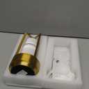 Portable Metal Table Lamp for Indoor/Outdoor ,Rechargeable Cordless LED Lamp, 3-Colour Infinitely Dimming Battery Powered Small Desk Lamp, Restaurant/Bedroom/Bar/Coffee Shop/Camping Light (Gold)