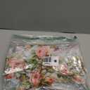 ARTABLE Clear Table Cover Protector Vinyl PVC Rectangle Table Cloth with Floral Print Pattern Oil Proof Wipe-able Plastic Tablecloths for Dining Tables Parties Holidays (Rose, 55 x 84 Inches)