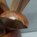 Spardar Wooden Kitchen Utensils, 12 Piece Set Wooden Spoon Set with 9 Teak Wood Cooking Spoons, Spoon Rest, Pot Holde, 3.3 Inch Utensil Holder, as Kitchen Decoration and Housewarming Gift