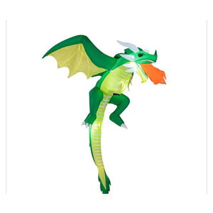 5-ft Hanging Halloween Inflatable Fire-breathing Dragon Flying Decoration Yard