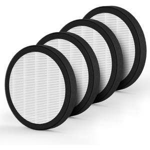 Breabetter 4-Pack MB-032 Replacement Filter Compatible with TDBYWAE MB-032 Purifier, 3-in-1 High-Efficiency Filter Filtration