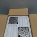 Wall Sconces Set of Two Brushed Nickel Bathroom Sconces Wall Decor Set of 2 Modern Wall Light Fixtures Metal Sconces Wall Lighting with Frosted Glass Shade Wall Mounted Lamp (satin nickel white)