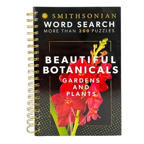 Smithsonian Word Search Gardens & Plants - Beautiful Botanicals Spiral-Bound Puzzle Multi-Level Word Search Book for Adults Including More Than 200 Puzzles (Brain Busters)