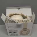 LORELEI B-C6 Wireless Over Ear Headphones, 50H Playtime Foldable Lightweight Bluetooth Headsets, Deep Bass, Built-in Microphone, Memory Foam Earmuff, for Travel, Home Office (Beige White)