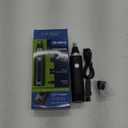 Ear and Nose Hair Trimmer for Men and Women with LED Display,USB Rechargeable Facial Hair Remover with Powerful Motor and Dual-Edge Blades,Painless, Easy Cleansing 14500 RPM (Black)