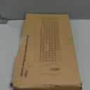 Wireless Keyboard and Mouse Combo, EDJO 2.4G Full-Sized Ergonomic Computer Keyboard with Wrist Rest and 3 Level DPI Adjustable Wireless Mouse for Windows, Mac OS Desktop/Laptop/PC (Black)