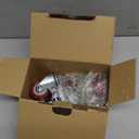 Finnhomy Swivel Caster Wheels 2 Inch Heavy Duty Threaded Stem Casters 1/4" - 20 x 1 with Brake Set of 4 for Wire Shelves Wheels PU Load Bearing 800 Lbs Anti-wear Smooth Casters, Red