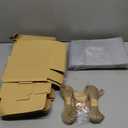 Corsiampoo 30 Sets Drawer Kraft Cardboard Boxes, 6.5 x 6.5 x 2 Inches Gift Boxes with Window, Homemade Soap Box with Blank Tags,Jute String and Raffia, Ideal for Cookie, Candy, Party Favors