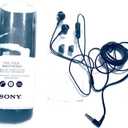 Sony MDREX155AP in-Ear Earbud Headphones/Headset with mic for Phone Call, Black (MDR-EX155AP/B)