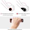TOPCABIN Bicycles Handlebar Grips, Aluminum Lock-on Ergonomic Bike Grips, Cushion Vibrations Comfort Bike Handlebar Grips, Mountain MTB BMX Bicycles Grips for Scooter