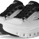Skechers Women's Arch Fit Glide-Step Pro Hands Free Slip-ins (6, White Black)