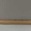 Fun Memories Picture Ledge Shelf for Wall, 48 inch Pine Wood Nursery Book Shelves Set of 2- Wall Book Shelves for Kids Room, Home Decor - Kitchen Spice-Carbonized