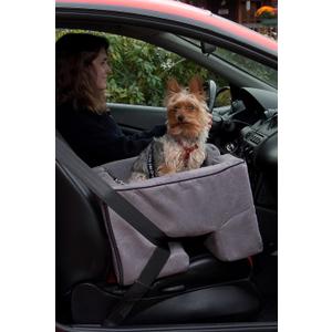 Pet Gear Lookout Booster Car Seat, Removable Comfort Pillow, Safety Tether Included, Installs in Seconds, No Tools Required, 4 Colors