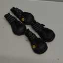 XSY&G Dog Boots,Waterproof Dog Shoes,Dog Booties with Reflective Rugged Anti-Slip Sole and Skid-Proof,Outdoor Dog Shoes for Medium to Large Dogs 4Pcs-Size4 (Size 4:2.6''x2.1'')(L*W) for 31-40 lbs, Black)