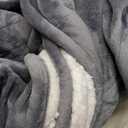 greenoak Heated Blanket Electric Twin 62"X84", Heating Blanket with 10 Heat Levels 1/2/4/6/8 Hours Auto-Off, Fleece Soft Christmas Blanket,Gifts for Grandma Seniors Mom,Misty Grey