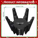 2 x Christmas Tree Flag Pole Mega Topper Light Hook for Hanging Xmas Tree Lights-Outdoor Telescoping Flagpole Christmas Tree Light Kit for Hanging Patio Yard Party Decoration(Black, 1PC)