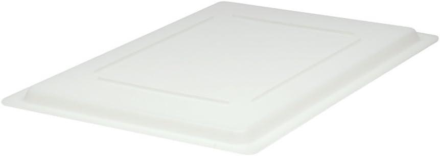 Rubbermaid Commercial Products Food Service Bus/Utility Tote Box Lid for 2-5 Gal Containers, White