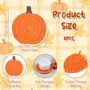 Fall Coasters Set of 6 Pumpkin Drink Coasters Kitchen Decor