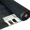 WAENLIR 5.8oz 5FT x 100FT Heavy Duty Landscape Fabric Weed Barrier Premium Woven Ground Cover Roll, UV Resistant&Tear-Proof, Ideal for Garden Beds, Walkways, Patios, Greenhouses, Outdoor Landscaping