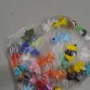 Celltestria 50Pcs Mini 3D Printed Animals for Kids Little 3D Printed Figurines for Party Favors Gifts Exchange Flexible Articulated Fidget Toys for Classroom Prize Rewards Goodie Bags