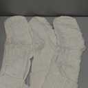 Steo Spce 5 Pack White Farmhouse Christmas Stockings Rustic Boho Vintage Cable Knit Set, Includes 3 Small 15 and 2 Large 18 Knitted Stockings for Fireplace Mantel Hanging Holiday Decor